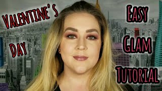 Valentines Day Glam - Super Easy Eyeshadow Tutorial @CityBlush