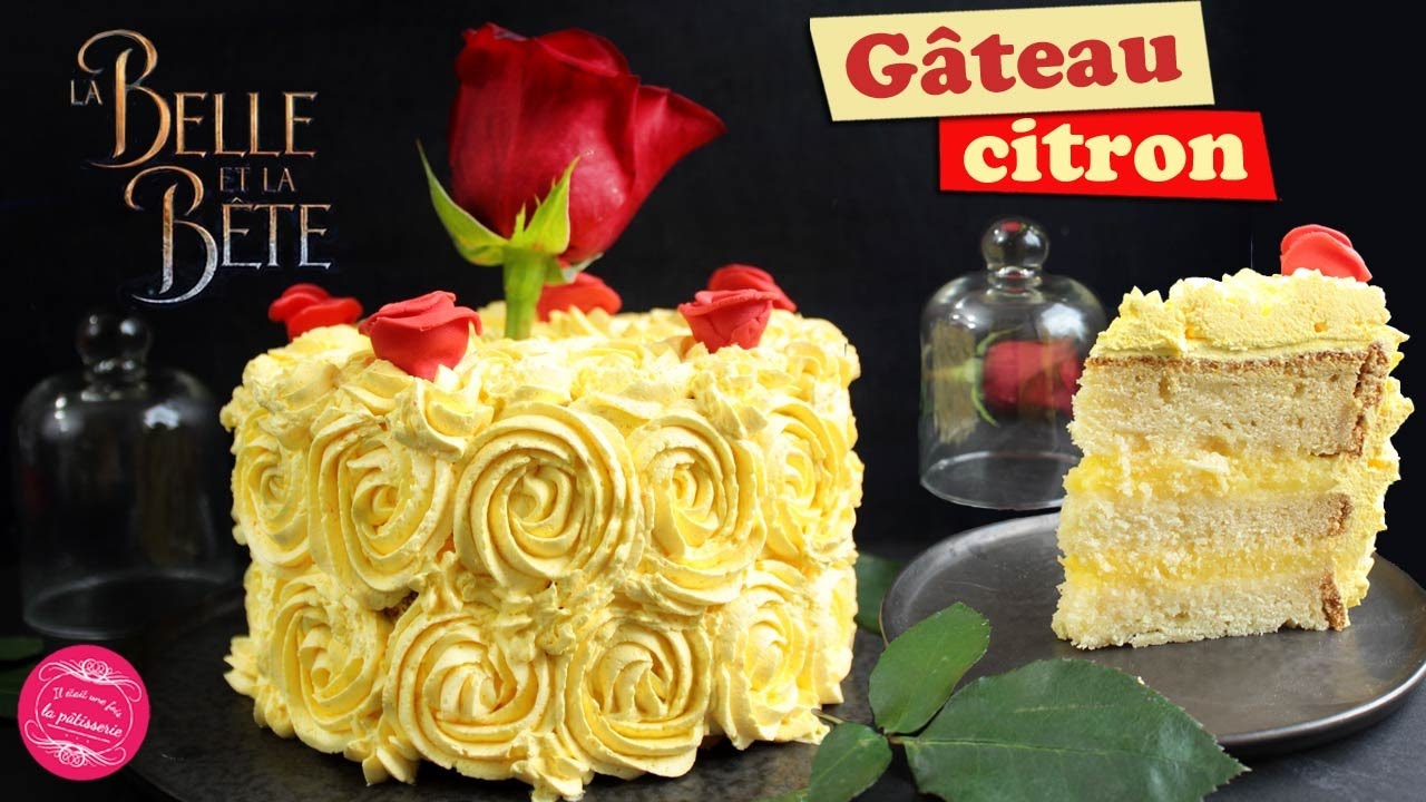 Gateau Princesse La Belle Et La Bete Rose Cake Disney Youtube