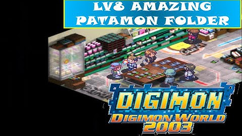 Digimon World 2003 Card Battle - LV8 Amazing Patamon Folder
