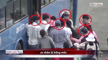 Nhóm móc túi chuyên nghiệp tại bến xe buýt Suối Tiên và sẵn sàng hành hung khi bị phát hiện