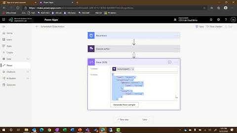 A demo on using Power Automate apps to Extend Dynamics 365 FinOps - Scheduled Flow with OData Action