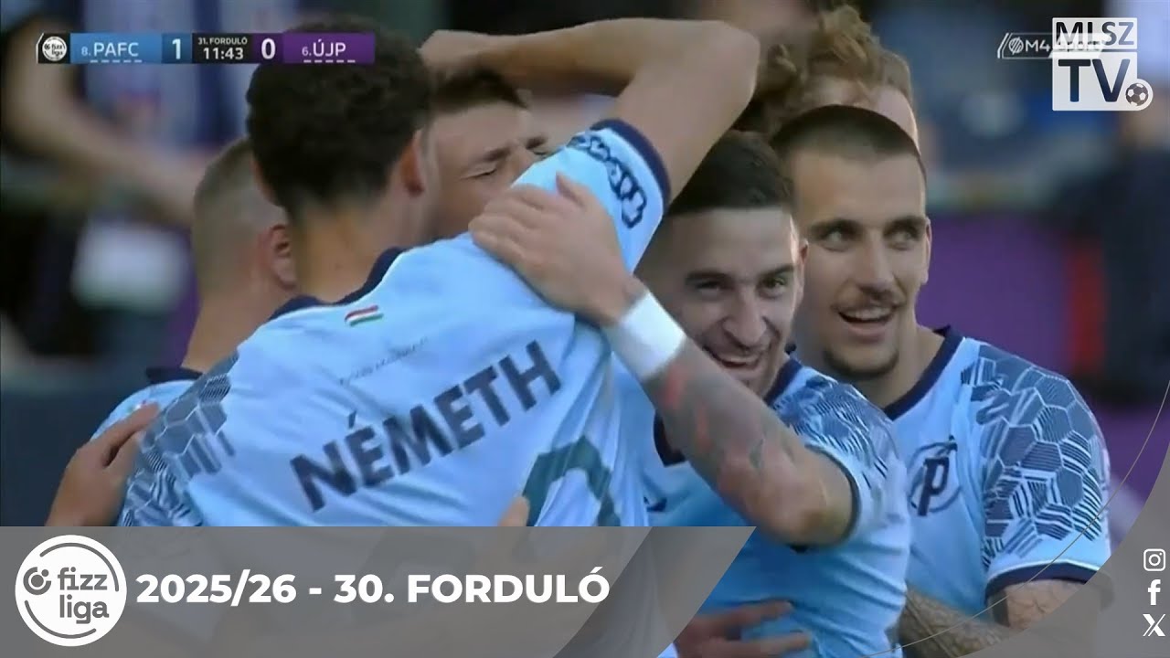 Puskás Akadémia FC – Újpest FC | 2-0 | (1-0) | Fizz Liga | 31. forduló | MLSZTV