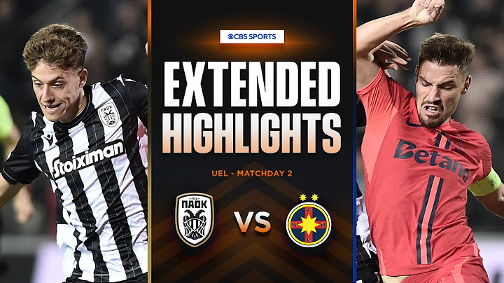 PAOK vs. FCSB: Extended Highlights | UEL League Phase MD 2 | CBS Sports Golazo -  Europe