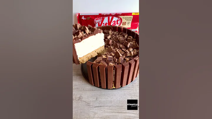 No Bake KitKat Cheesecake! Recipe tutorial #shorts - DayDayNews