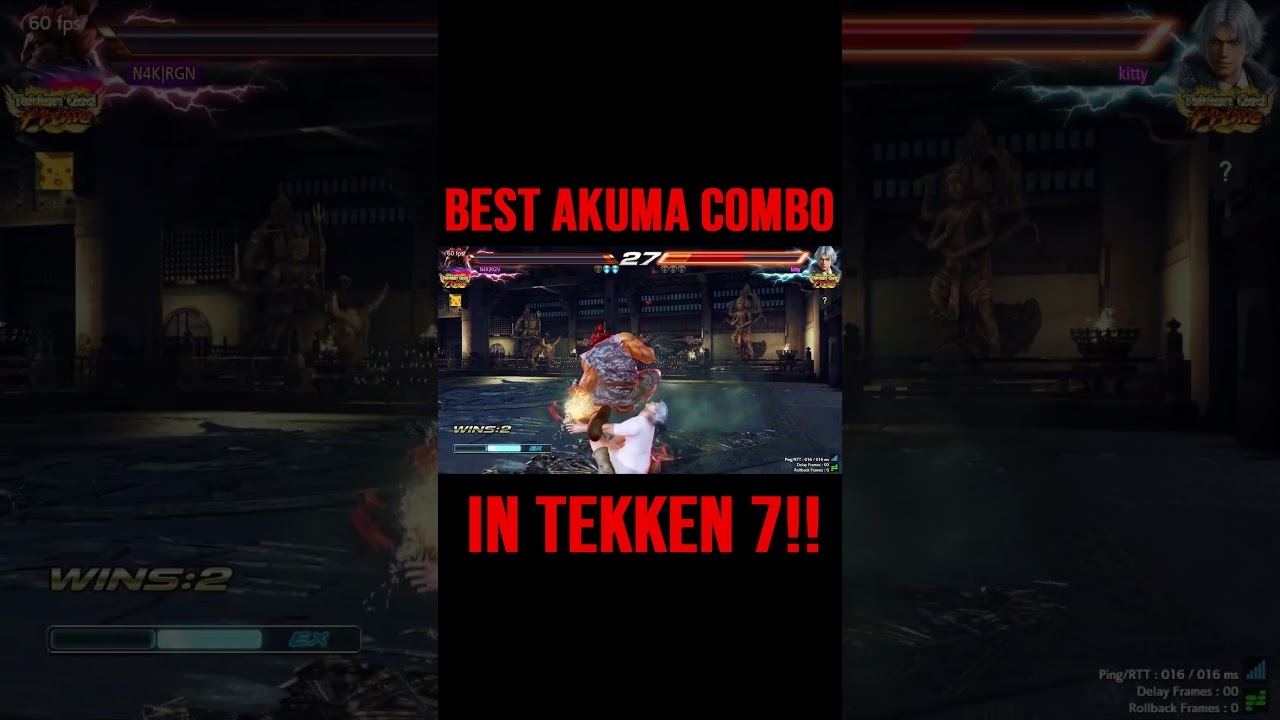 Insane AKUMA combo!