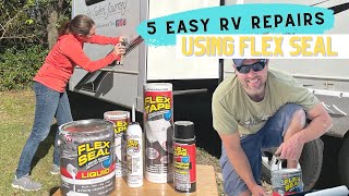 5 Ways We Use Flex Seal for Easy RV Maintenance and Repairs | RV Living DIY Flex Seal Product Review