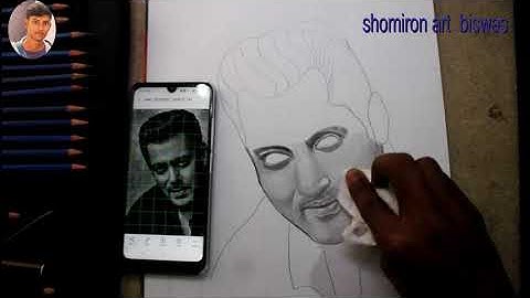 How to draw Salman Khan Step by Step // full sketch outline tutorial for beginners