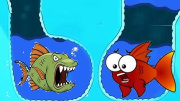 Save the fish Game / Pull the pin Gameplay / Level 9836 - 9967 Game / ASMR Gameplay / Rescue game 