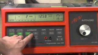 Alternator Output Test Snap-on AVR 