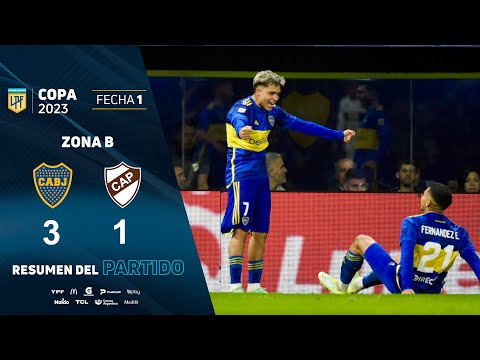 #CopaDeLaLiga 2023 | Fecha 1 | resumen de Boca - Platense