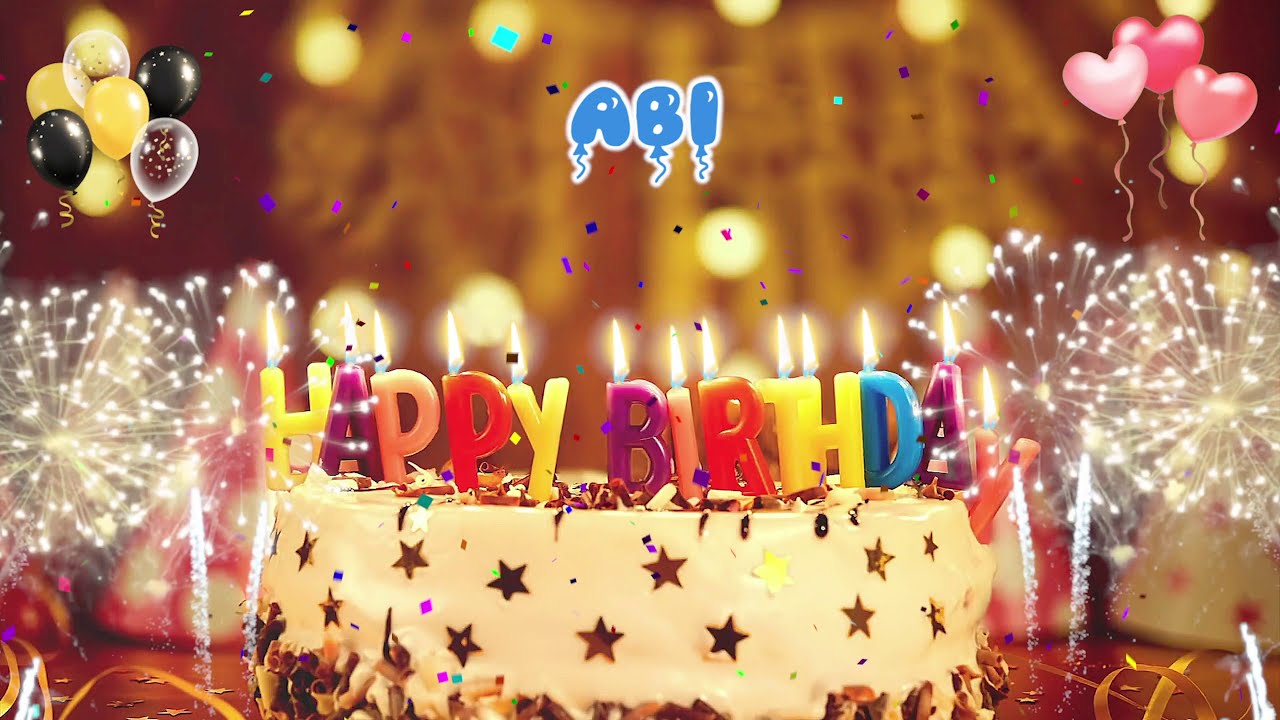 ABI Birthday Song  Happy Birthday Abi