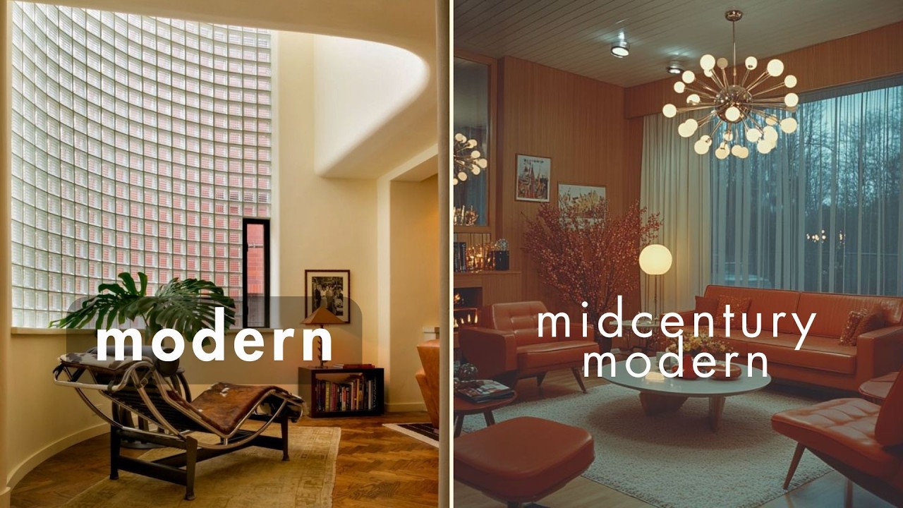 Modern vs. Midcentury Modern: What's the difference? Architecture & Design 101
