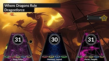 Full Band Clone Hero Android/PC: Dragonforce - Where Dragons Rule | Chart For Joystick