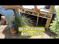 Install Deck Skirting and Lattice | How To