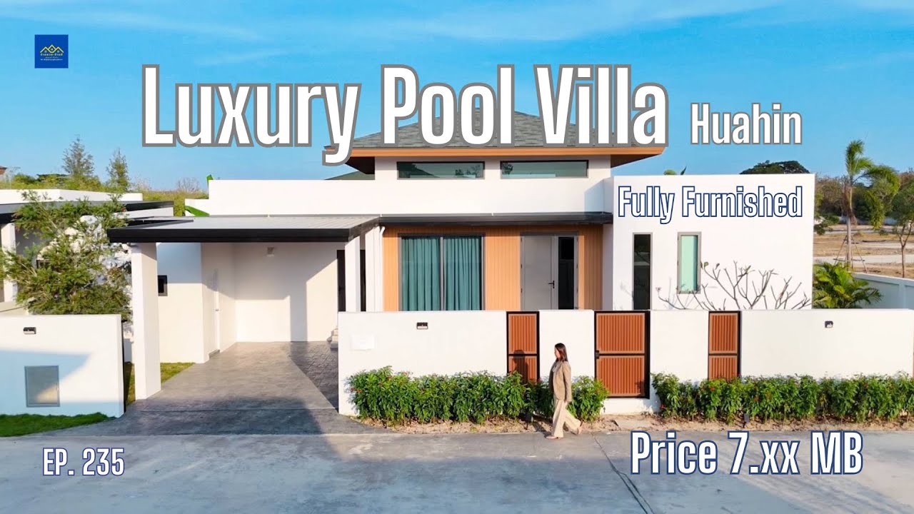 EP. 235 🏡Poolvilla Huahin ✨(Price 7.xx MB) Fully Furnished✅