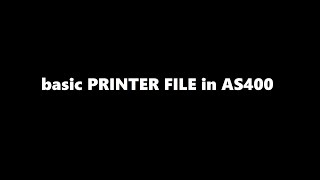 Introduction to Externally Described Printer file (PRTF) in AS400 or  Report Layout Utility (RLU)