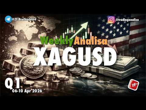 Weekly Analisa Teknikal XAGUSD tgl 06-10 Apr 2026