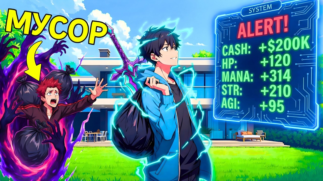 Он Получил Систему, Которая Превращает Мусор В Его СТАТЫ, СКИЛЫ и РЕРСУРСЫ! | ПЕРЕСКАЗ МАНХВЫ