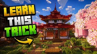 This JAPANESE ROOF TRICK Will TRANSFORM Your Minecraft Village | Step-by-Step Tutorial