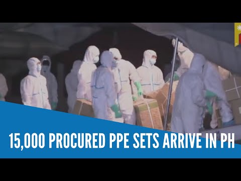 DOH: 15,000 procured PPE sets arrive in PH