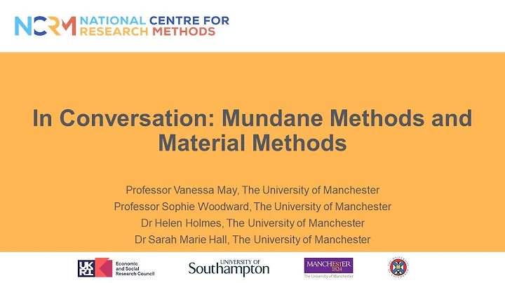 In Conversation: Mundane Methods and Material Meth...