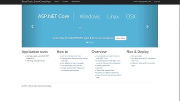 Blockchain Project (C#;MVC, JavaScript) Project in Real World