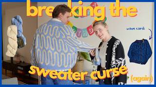 breaking the sweater curse (again) | knitting vlog