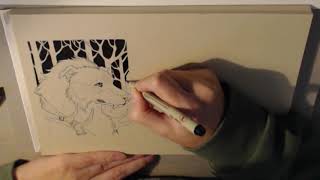 Inktober 2019 | Day 6 Husky