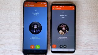 Linphone SIP incomingcall+outgoingcall test