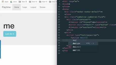 javascript changing the content of an id
