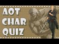 Attack on Titan Character Quiz - 30 Characters [Very Easy to Very Hard]