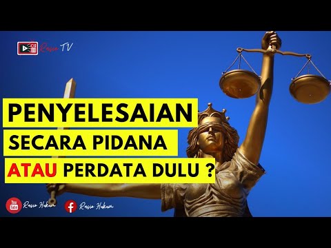 Video: Dapatkah Anda dituntut secara pidana dan perdata?