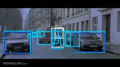 AI Video Object Detection on Bourne Identity Car Chase