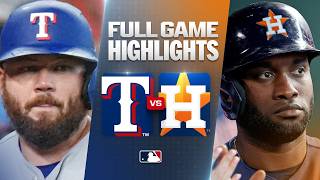 RANGERS vs. ASTROS: Official Full Game Highlights (August 2) | 2026 MLB Season