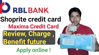 rbl shoprite credit card V/ S rbl maxima credit card review Hindi me | Apply | Benefit future Hidden