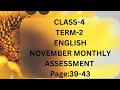 4th-EE-English workbook-November Monthly Assessment-Answer key-Page 39-43