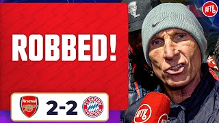 ROBBED! (Angry Lee Judges) | Arsenal 2-2 Bayern Munich