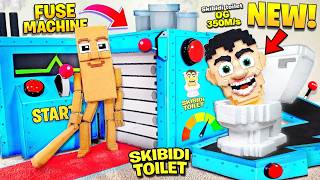 Steal a Brainrot (Skibidi Toilet FUSE MACHINE) In Real Life !!!