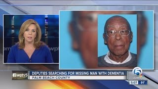 Deputies searching for missing man with dementia