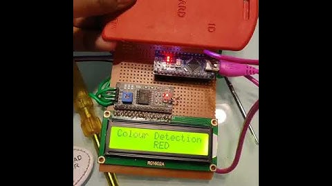 colour detector 😍😍❤️ #led #sensors #arduino #project