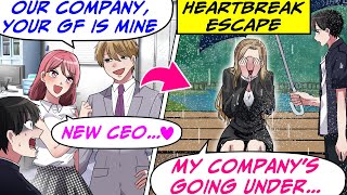 My Business Partner and My GF Stole Our Company and I Went on a Trip...[RomCom Manga Dub]