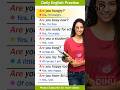 🔥How to speak English fluently? Daily use English question answer practice #englishquestioansanswers