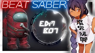 Beat Saber - AMONG US Theme Song (BB GOAT EDM Remix)