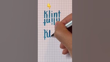 Klint is definitely NOT the hardest ambigram!