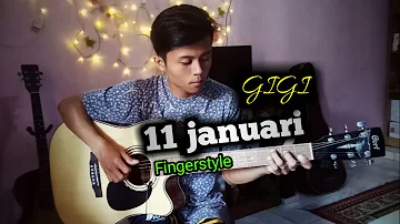 Gigi - 11 Januari Fingerstyle Guitar Cover By Fahrul Akustik