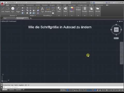 Video: Wie ändere ich die Schriftgröße in Autocad?