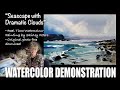 A Simple Seascape: Step by Step, Real Time Demonstration of a Watercolor Painting