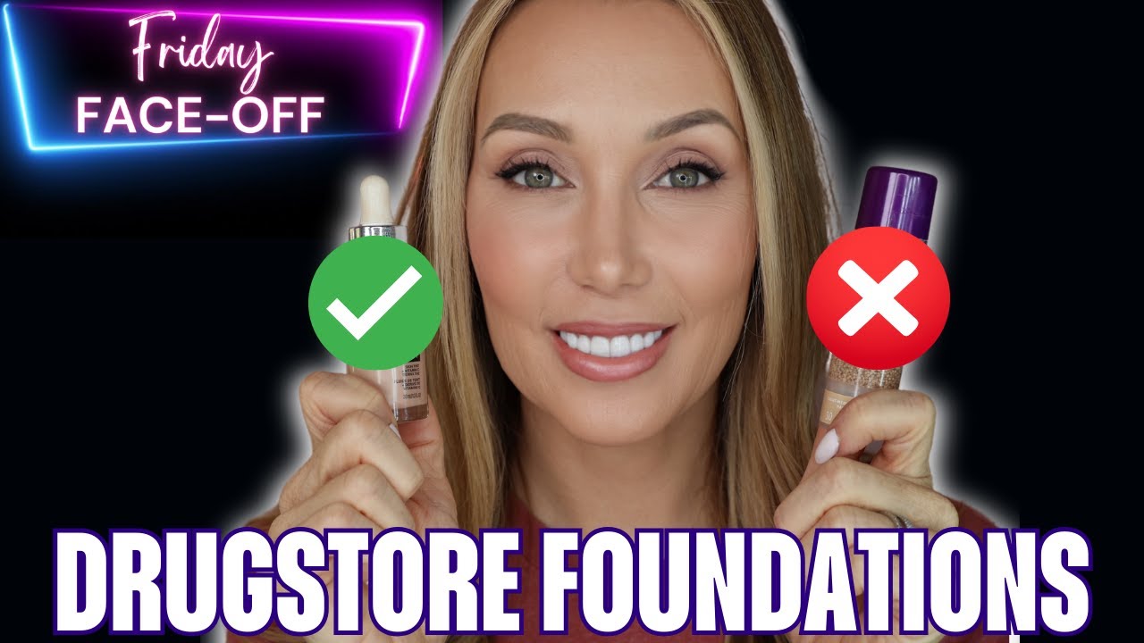 Best DRUGSTORE Foundation for Mature Skin (over 50) - YouTube