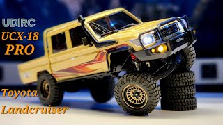 UDIRC UCX1801 Brushless Toyota Land Cruiser 1:18 Scale Rc Crawler