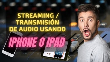 TRANSMISION / STREAMING VIA IPAD O IPHONE USANDO DISPOSITIVOS USB ( MIXER USB / INTERFAZ USB )